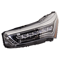 Driver Side Headlight, with Bulb, LED, Clear Lens, Base Model, CAPA CERTIFIED