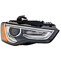 Passenger Side HID/Xenon Headlight, Without bulb(s), OE Replacement