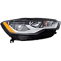 Passenger Side Halogen Headlight, With bulb(s),, CAPA Certified