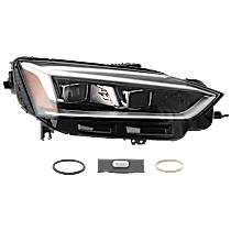 Passenger Side LED Headlight, With bulb(s)