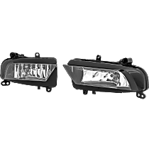 Driver and Passenger Side Halogen Fog Light, With bulb(s), OE Replacement