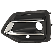 Driver Side Fog Light Trim, Mounted on Side, For Models Without S-Line Package, Textured Black
