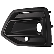 Driver Side Fog Light Trim, Mounted on Side, For Models Without S-Line Package, Textured Black