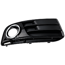 Front, Passenger Side Fog Light Trim, Black
