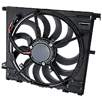 OE Replacement Radiator Fan, Single fan, Quadrifoglio Model