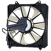 OE Replacement Passenger Side A/C Condenser Fan, Single fan