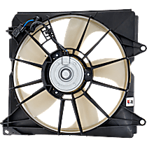 OE Replacement Driver Side Radiator Fan, Single fan