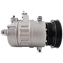 A/C Compressor, With Clutch, 5-Groove Pulley