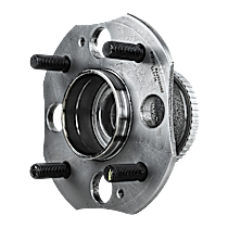 Rear, Driver or Passenger Side Wheel Hub, 4 Lugs, With Bearing