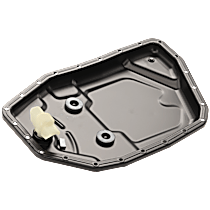 Transmission Pan - Black, Iron, Deep, Sold individually