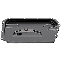 Transmission Pan - Black, Iron, Deep, Sold individually