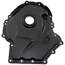 Inner Timing Cover, Black, Iron, 4 Cyl., 1.8L Engine