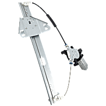 Rear, Driver Side Window Regulator, Power, Base Model