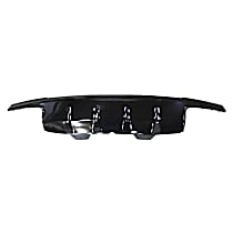 Rear Valance, Painted Black, CAPA Certified