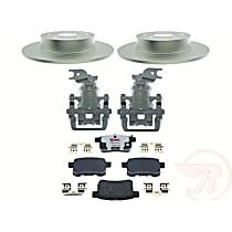 6-Piece Kit Rear, Brake Disc and Caliper Kit, Element3 Series