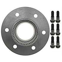 4945R Front, Driver or Passenger Side Wheel Hub, 6 Lugs, Without Bearing, Sensor Not Included,, R-Line Series