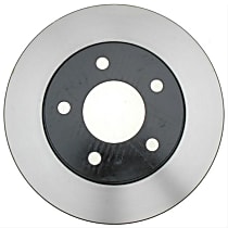 Front, Driver or Passenger Side Brake Disc, Plain Surface, Vented, 5 Lugs, 260.6 mm OD, Specialty Performance Series