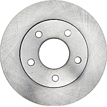 Front Brake Disc, Plain Surface, Solid, 5 Lugs, 260.6 mm, R-Line Series
