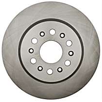 Rear, Driver or Passenger Side Brake Disc, Plain Surface, Vented, 6 Lugs, 207 mm ID, 315 mm OD, Premium Luxury, 2.0L 4Cyl, R-Line Series