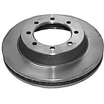 5980R Front, Driver or Passenger Side Brake Disc, Plain Surface, Vented, 8 Lugs 361.7 mm R-Line Series