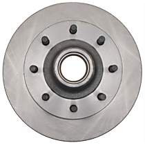 Front Brake Disc, Plain Surface, Vented, 8 Lugs, 319.02 mm OD, RWD, Rear Wheel Drive, XLT, 4.9L 6Cyl, R-Line Series