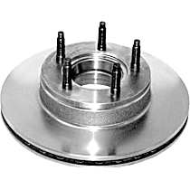 Front, Driver or Passenger Side Brake Disc, Plain Surface, 5 Lugs, 276.1 mm, 4WD, 4.0L, 6Cyl, R-Line Series