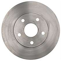 Front, Driver or Passenger Side Brake Disc, Plain Surface, Vented, 5 Lugs, 279.15 mm, Non-ABS, With Front Disc Brake, With Rear Disc Brake, 2.4L 4Cyl, R-Line Series