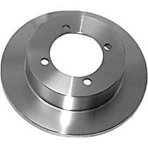 Rear, Driver or Passenger Side Brake Disc, Plain Surface, Vented, 4 Lugs, 260.1 mm,, R-Line Series