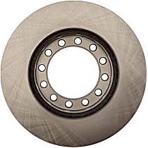 Front, Driver or Passenger Side Brake Disc, Plain Surface, Vented, 12 Lugs, 293.12 mm, 3.0L 4Cyl, R-Line Series