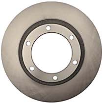 Front or Rear Brake Disc, Plain Surface, Vented, 6 Lugs, 257.05 mm ID and 381 mm OD, R-Line Series - Front or Rear