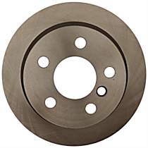 Rear Brake Disc, Plain Surface, Solid, 5 Lugs, 259 mm, Gas, 1.5L 3Cyl, R-Line Series
