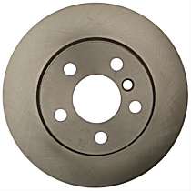 Front, Driver or Passenger Side Brake Disc, Plain Surface, Vented, 5 Lugs, 279.8 mm, BATTERY EV (EV/BEV), R-Line Series