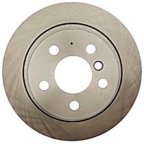 Rear Brake Disc, Plain Surface, Solid, 5 Lugs, 198 mm ID, 280 mm OD, S, 2.0L 4Cyl, R-Line Series