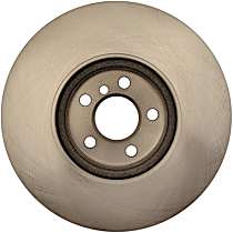 Front Brake Disc, Plain Surface, Vented, 5 Lugs, 334.8 mm, 2.0L 4Cyl, R-Line Series