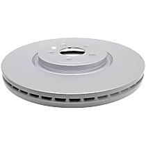 Front, Driver or Passenger Side Brake Disc, Plain Surface, Element3 Series