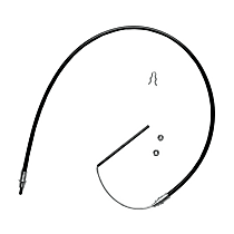BC92808 Parking Brake Cable Element3 Series