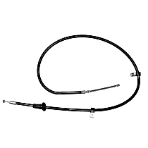 Parking Brake Cable, 4-Wheel ABS - Rear, Driver Side