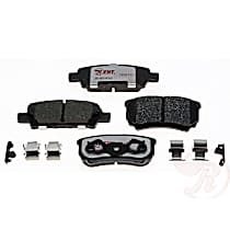 Rear Hybrid (Ceramic and Semi-Metallic) Brake Pad Set, All Wheel Drive, EHT Series