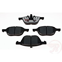 Hybrid (Ceramic and Semi-Metallic) Brake Pad Set, Front Wheel Drive, EHT Series