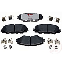Front Hybrid (Ceramic and Semi-Metallic) Brake Pad Set, EHT Series