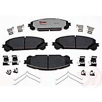 Front Hybrid (Ceramic and Semi-Metallic) Brake Pad Set, EHT Series