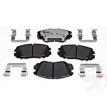 Front Hybrid (Ceramic and Semi-Metallic) Brake Pad Set, EHT Series
