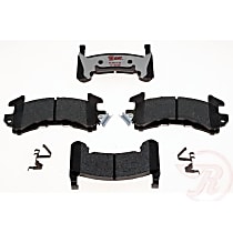 Front Hybrid (Ceramic and Semi-Metallic) Brake Pad Set, EHT Series