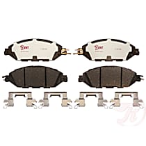 Front Hybrid (Ceramic and Semi-Metallic) Brake Pad Set, EHT Series
