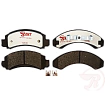 Front Hybrid (Ceramic and Semi-Metallic) Brake Pad Set, Element3 Hybrid Series