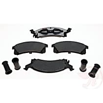 Front Hybrid (Ceramic and Semi-Metallic) Brake Pad Set, EHT Series