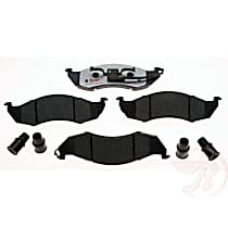 Front Hybrid (Ceramic and Semi-Metallic) Brake Pad Set, Element3 Hybrid Series