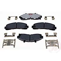 Front Hybrid (Ceramic and Semi-Metallic) Brake Pad Set, EHT Series