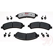 Front Hybrid (Ceramic and Semi-Metallic) Brake Pad Set, EHT Series