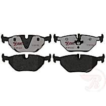Rear Hybrid (Ceramic and Semi-Metallic) Brake Pad Set, Element3 Hybrid Series